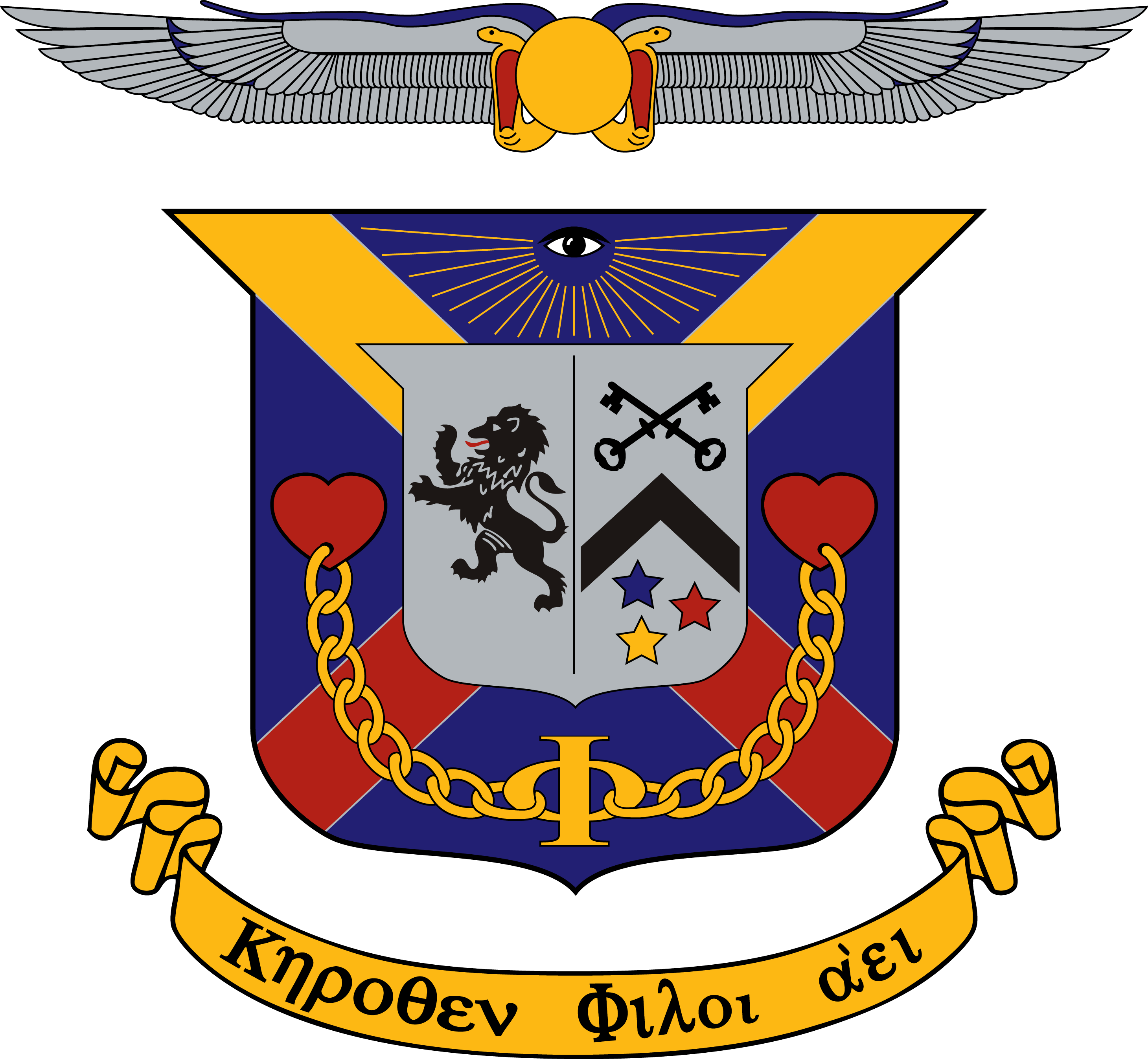 Delta Kappa Epsilon crest